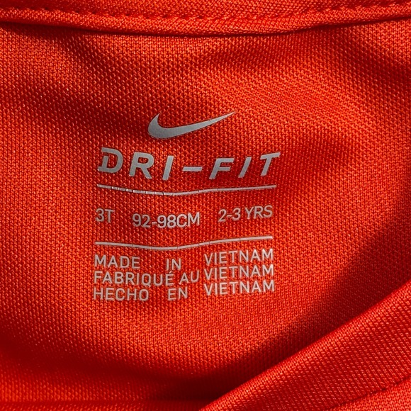 SOLD-Nike Dri-FIT 3T Toddler‎ Boys Activewear Set Jacket & Shirts Red White Blue - Picture 8 of 9